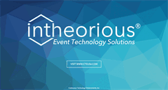 Desktop Screenshot of intheorious.com